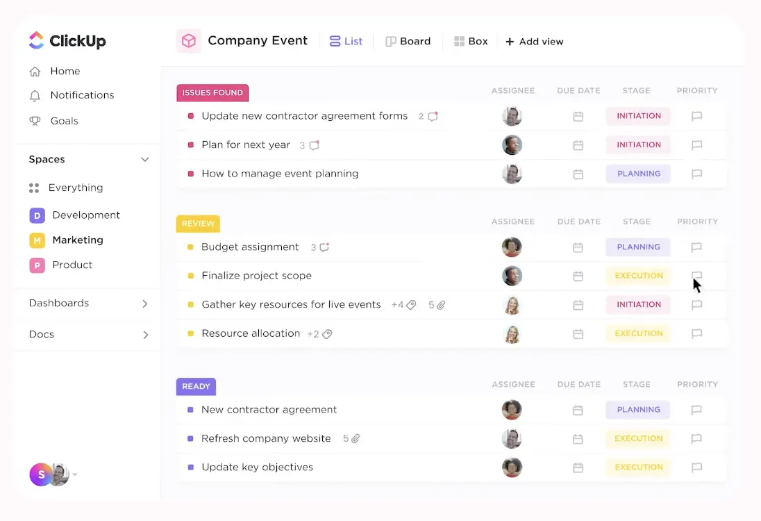 Motion vs Asana vs ClickUp vs Monday vs Notion Efficient App